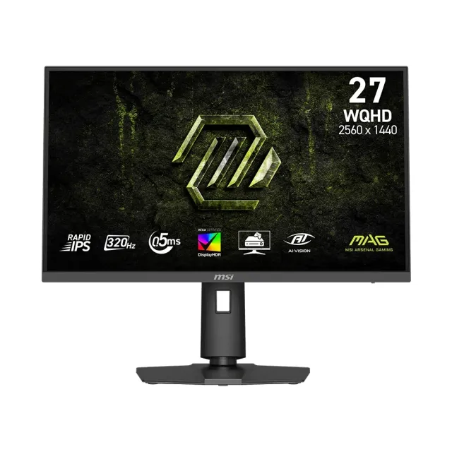 【MSI 微星】MAG 274QPF X32 27型 320Hz 2K 電競螢幕(WQHD/Adaptive sync/0.5ms)