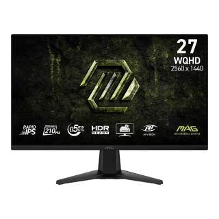 【MSI 微星】MAG 275QF E21 27型 IPS WQHD 210Hz 2K 電競螢幕(0.5ms/HDR400)