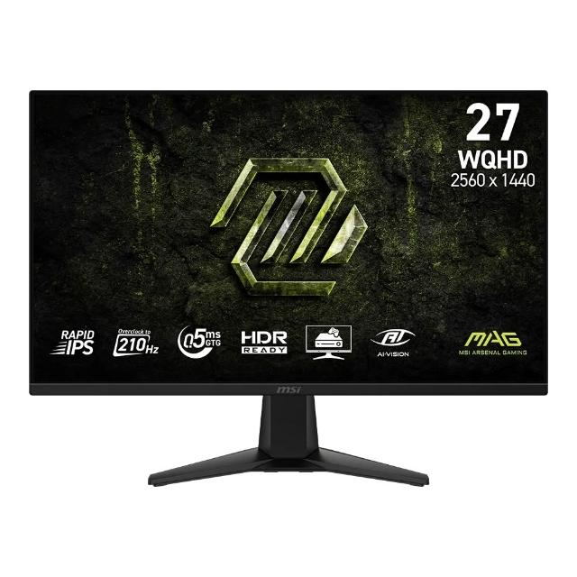 【MSI 微星】MAG 275QF E21 27型 IPS WQHD 210Hz 2K 電競螢幕(0.5ms/HDR400)