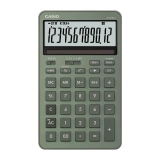 【CASIO 卡西歐】12位數 時尚計算機/森林綠(JW-200DQ-GN)
