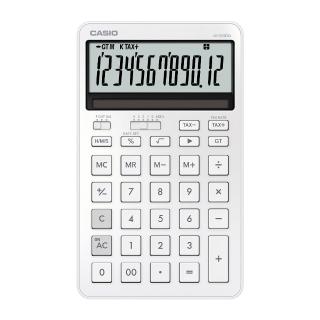 【CASIO 卡西歐】12位數 時尚計算機/雲柔白(JW-200DQ-WE)
