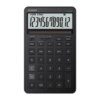 【CASIO 卡西歐】12位數 時尚計算機(JW-200DQ-BK)