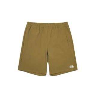 【The North Face】TNF 休閒 運動 FLASHDRY速乾舒適短褲 M PULL ON SHORTS - AP 男 棕綠 (NF0A7WB72EL)
