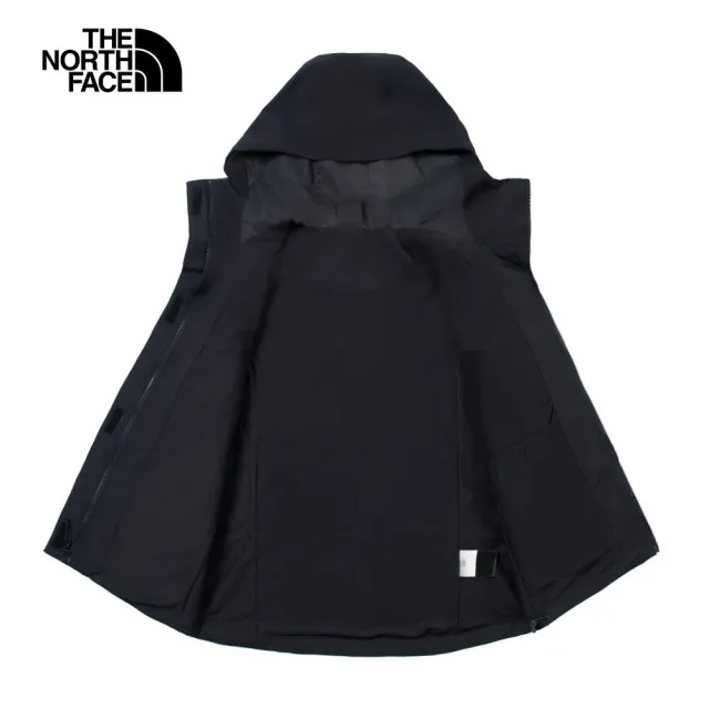 【The North Face】TNF 休閒 運動 DWR防潑水輕量風衣 W TWILIGHT SOFTSHELL JKT - AP 女 黑 (NF0A8CK7JK3)