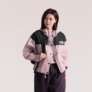 【The North Face】TNF 休閒 運動 DRYVENT防水連帽衝鋒衣 W REIGN ON JACKET - AP 女 粉 (NF0A8FZRF0I)