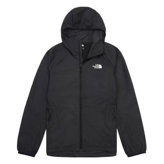 【The North Face】TNF 休閒 防潑水連帽外套 M FLYWEIGHT BREEZE WIND JACKET - AP 男 黑 (NF0A8G78JK3)