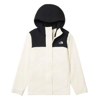 【The North Face】TNF 休閒 運動 防水衝鋒衣 W SANGRO DRYVENT JACKET 2.0 - AP 女 米白 (NF0A8DX8ROU)