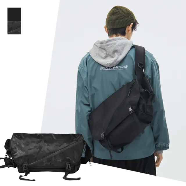 【MoonDy】工裝包 斜背包 胸包 側背包 單肩包 大容量包包 日系包包 迷彩包 男生包包 郵差 