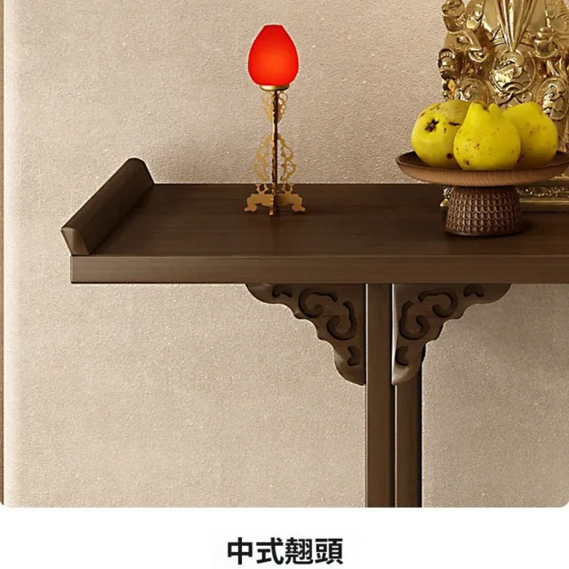 【Quality 聚家】神明桌 神明供奉桌 供桌神臺 財爺櫃子 供奉香火桌 120cm香案桌 佛桌 (防水耐磨/簡易安裝)