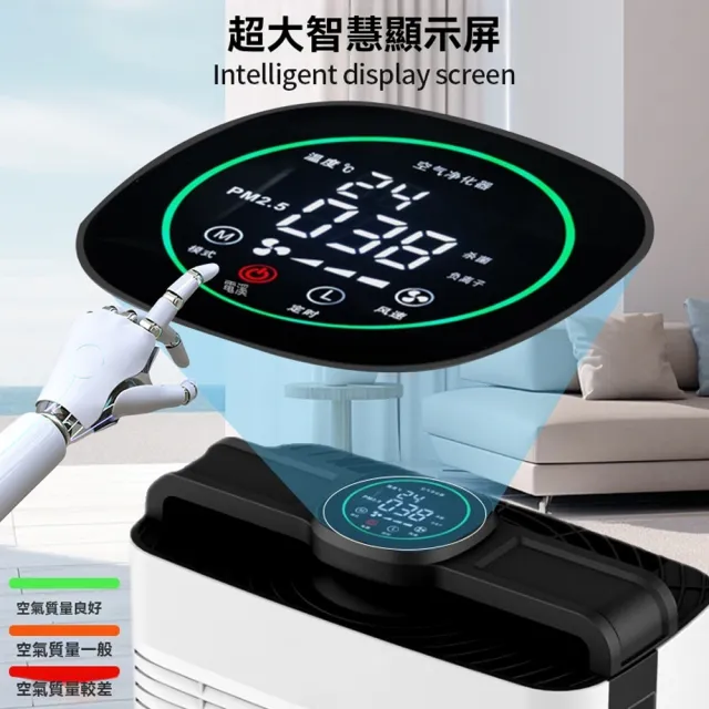 【IPSKY】家用寵物空氣清淨機（智慧數顯吸附毛髮 除臭殺菌 負離子淨化 寵物清淨機 空氣除臭機 寵物淨化器）