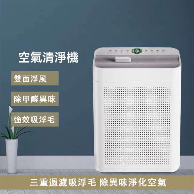【IPSKY】空氣清淨機 空氣淨化器(強力吸浮毛 除甲醛除異味 PM2.5淨化 雙面淨風設計 空氣除臭機)