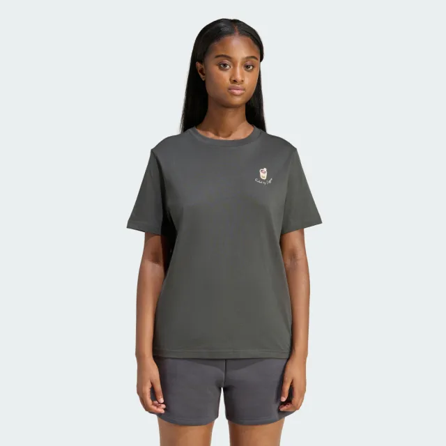 【adidas 愛迪達】短袖上衣 T恤 女 KG5462