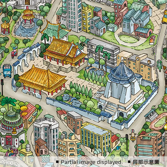 【Pintoo】Tom Parker - 台北地圖 - 拼圖 4800片