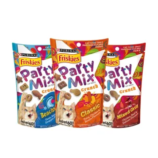 【Friskies 喜躍】Party Mix 香酥餅 60gx1包(貓零食 貓餅乾)
