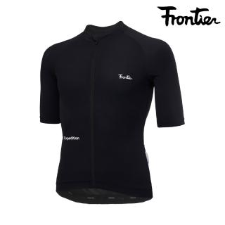 Frontier 男 NERVE TRAINING Jersey 運動版車衣｜黑色 M-2XL / MIT台灣製造 UPF50+
