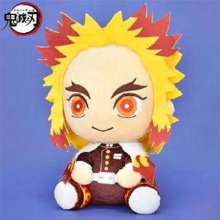 【TDL】鬼滅之刃炎柱煉獄杏壽郎絨毛娃娃玩偶坐姿款20公分 296828(生日禮物 聖誕節)