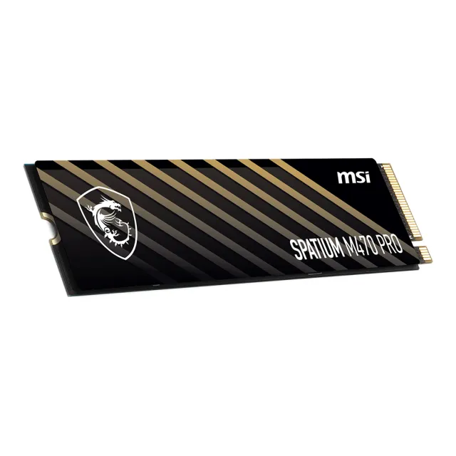 【MSI 微星】SPATIUM M470 Pro 1TB M.2 2280 PCIe 4.0 SSD固態硬碟 (讀6000MB/寫4500MB)