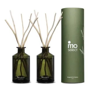 【mo select】植萃精油天然柳枝擴香禮盒2入(香氛/精油擴香/送禮/居家香氛/交換禮物)