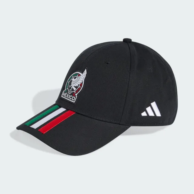 【adidas 愛迪達】世界盃 墨西哥 足球帽子(KD4390 男/女 運動帽 鴨舌帽)