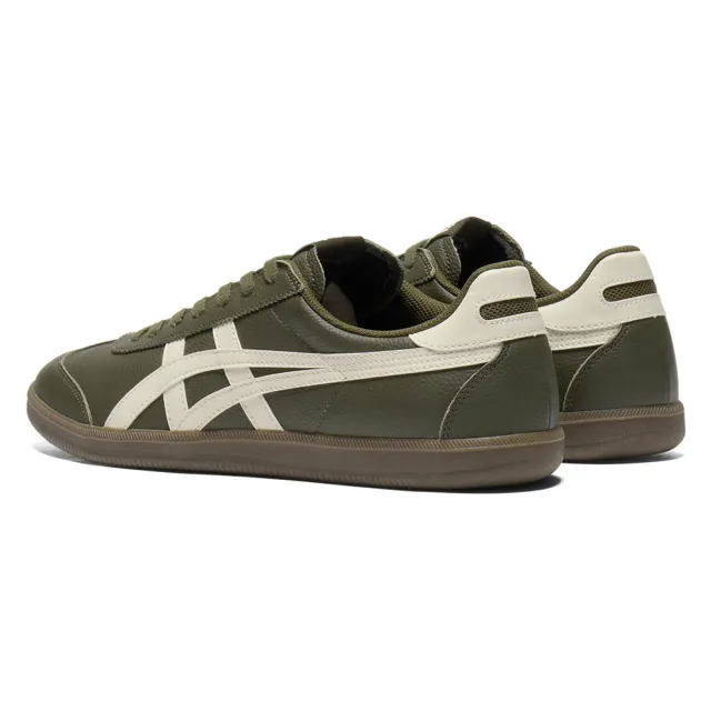 【Onitsuka Tiger】鬼塚虎-軍綠底白虎爪紋 TOKUTEN(1183C429-202)休閒鞋