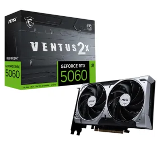 【微星】顯卡+電源組★RTX 5060 8G VENTUS 2X OC 顯示卡+微星MPG A850GS PCIE5 80 PLUS 850W 金牌電源