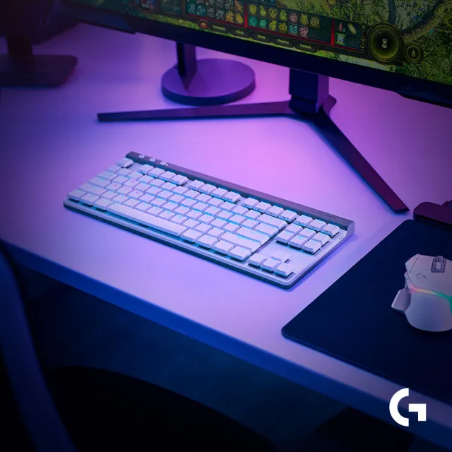 【Logitech G】G515 TKL輕薄無線機械式電競鍵盤(觸感軸)
