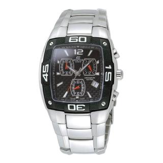 【CASIO 卡西歐】EDIFICE系列 時尚三眼賽車錶-黑-EF-515D-1AVDF