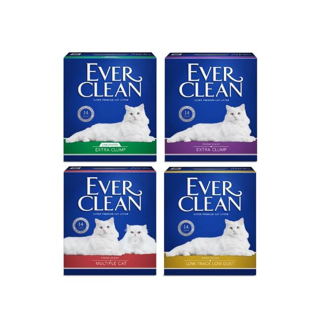 【EverClean 藍鑽】強效除臭貓砂 8.5kg 升級99%極低塵(礦砂 低粉塵 除臭 抑味 凝結)