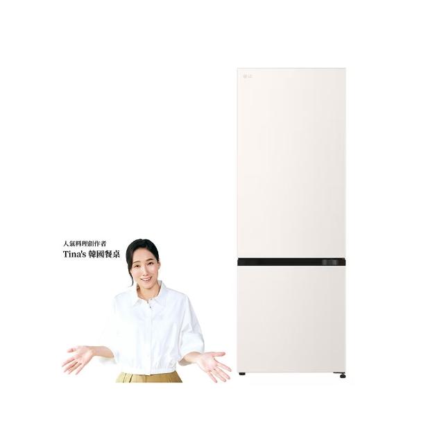 【LG 樂金】332公升一級能效智慧變頻右開雙門冰箱(GN-BF330BE)