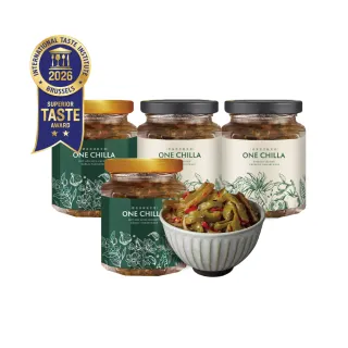 【ONE CHILLA】灣沏辣脆貢菜4入組(蒜辣/芝芝任選)