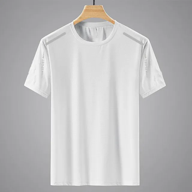 【Uicy】韓版冰絲速乾舒適寬鬆透氣短袖上衣 衣服男裝t恤短 T601