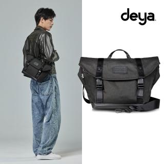 【deya】cross 郵差包 黑色︱側背包 斜背包 中性包 機能包