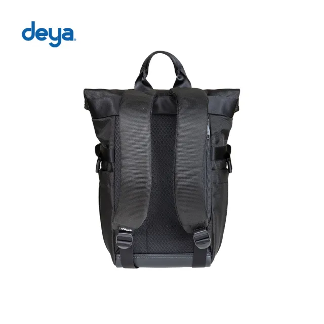 【deya】雙11 cross 小摺後背包 黑色︱輕量後背包 防潑水 適用於通勤族 單車族