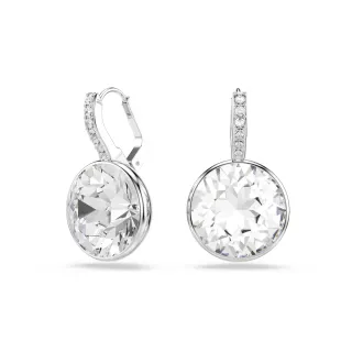 【SWAROVSKI 施華洛世奇】官方直營 Millenia 水滴形耳環 鍍白金色 | 5731149 (母親節 / 送禮 )
