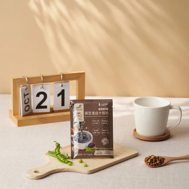 【吉品保健】葡萄糖胺 豌豆蛋白十穀奶 12包 x6盒(共72包)