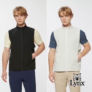 【Lynx Golf】男款防風極簡風格立領機能保暖背心(二色)