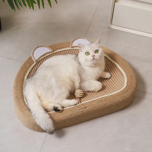 【MIAO FAIRY 喵仙兒】飯糰熊劍麻貓抓窩(貓抓板/貓玩具)