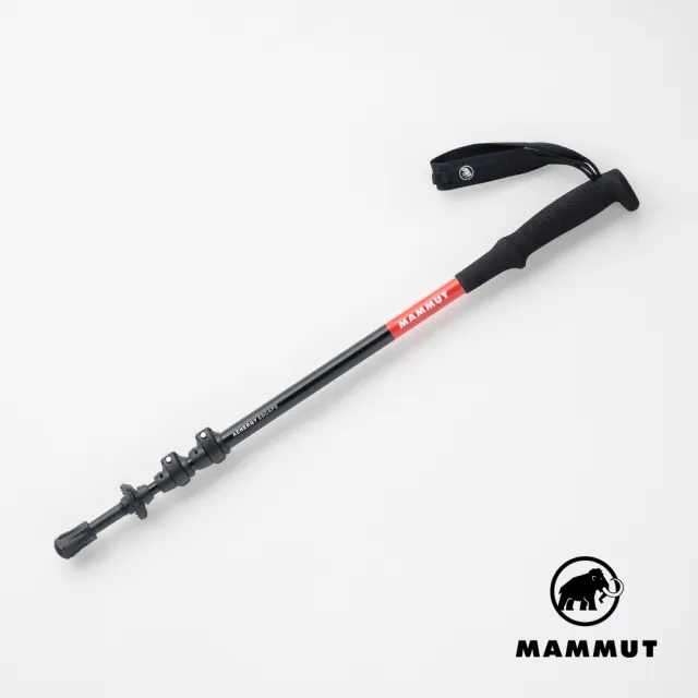 【Mammut 長毛象】Aenergy Escape Poles 鋁合金登山杖 黑色 100-140cm #2810-01470 (一組兩入)