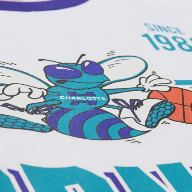 【MITCHELL & NESS】NBA TEAM ORIGINS PREMIUM SS TEE 黃蜂 白 短袖 上衣 T恤