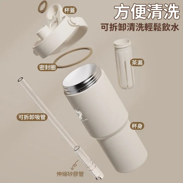 【DREAMCATCHER】棠品居 陶瓷冰壩杯-735ml(保溫保冰杯 保溫瓶 隨行杯)