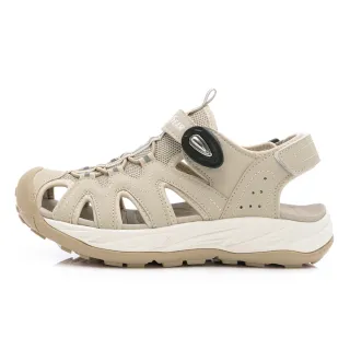 【GOODYEAR 固特異】溪行-磁扣運動護趾涼鞋/女鞋 防踢撞 沙色(GAWS62601)