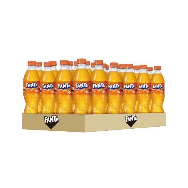 【Fanta 芬達】橘子寶特瓶600mlx24入/箱