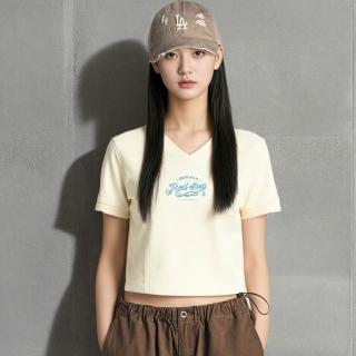 【MLB】女版短袖T恤 Varsity系列 波士頓紅襪隊 (3FTSV1963-43SAL)