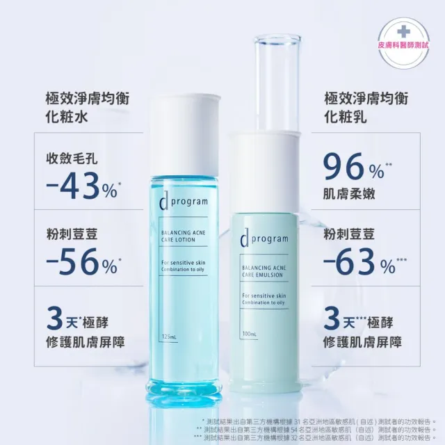 【d program 敏感話題】極效化妝水加倍組(淨膚/保濕任選)