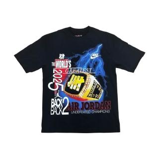 【NIKE 耐吉】Undefeated Tee x Jordan 塗鴉閃電 短袖街頭 時尚 IB6590-010
