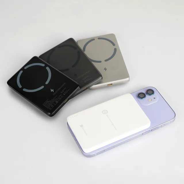 【NICONICO】Superthin固態防爆・磁吸行動電源(5000mAh)