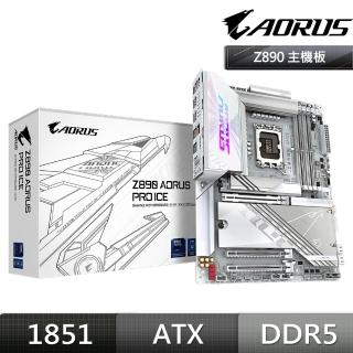 【GIGABYTE 技嘉】Z890 AORUS PRO ICE DDR5 主機板+Intel Core Ultra 7 270K Plus 24核 (M+C 組合包)