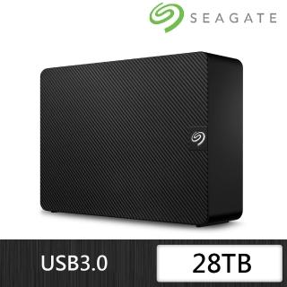 【SEAGATE 希捷】28TB新黑鑽Expansion Desktop Drive 外接硬碟(STKP28000400)