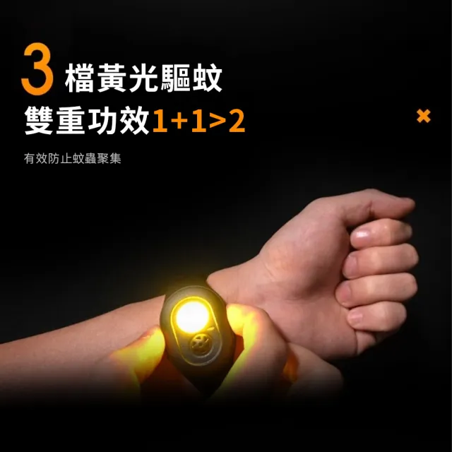 【MIKEL】超聲波防蚊手環 黃光驅蚊手環 防蚊手錶 戶外防叮咬神器 驅蚊驅蟲防蚊蟲 成人兒童寶寶通用
