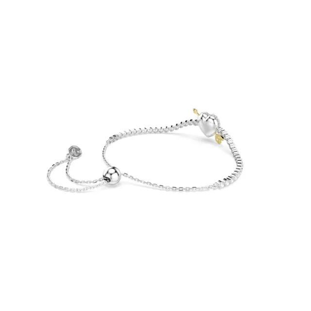 【SWAROVSKI 施華洛世奇】官方直營 Idyllia   愛心與箭頭手鏈 混合式切割 | 5742022